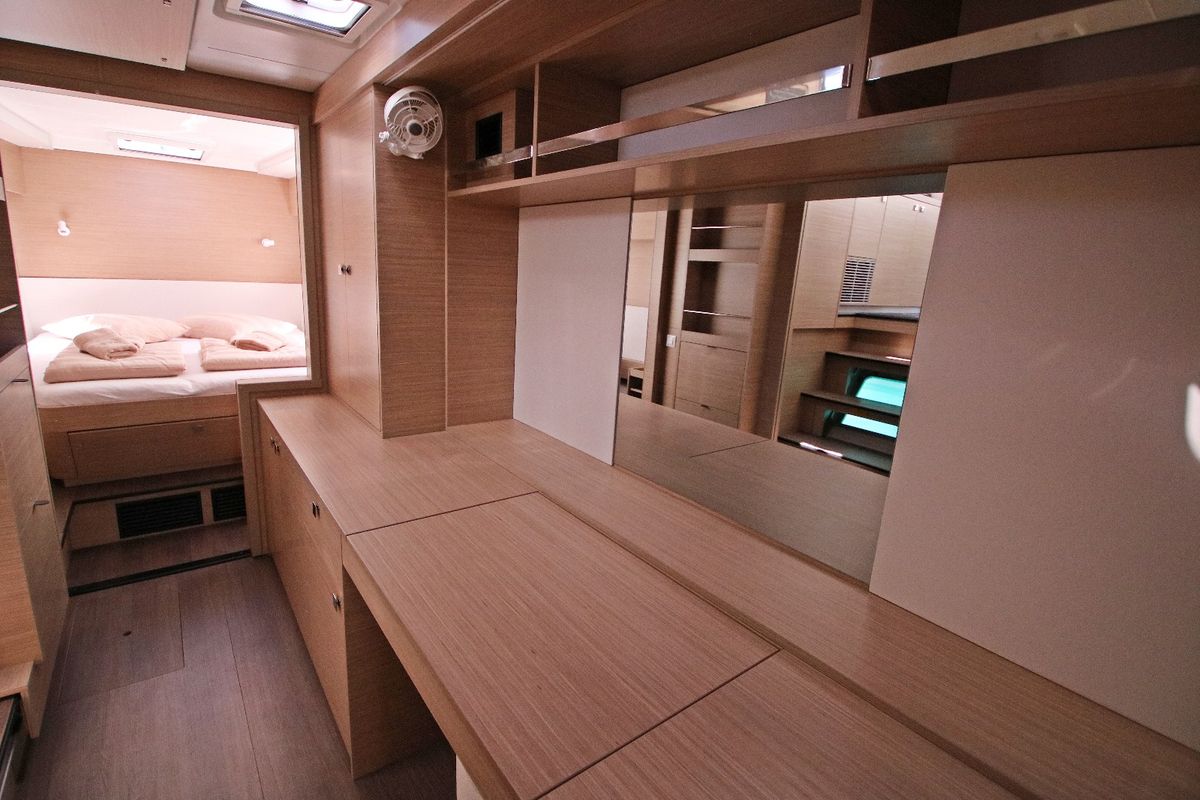 Cabin on Solution, a Lagoon 43 catamaran at Općina Rogoznica, Croatia