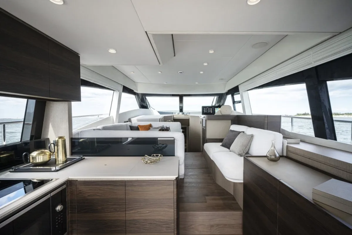 Roch Antonio, a Ferretti Yachts 500 yacht at Podstrana - Miljevac, Croatia