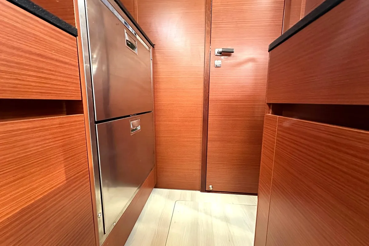 Galley of Adele, a Hanse Yachts Hanse 548 sailboat at Seget Donji, Croatia