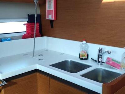 Galley of Celene, a Jeanneau Sun Odyssey 440 sailboat at Volos Municipality, Greece