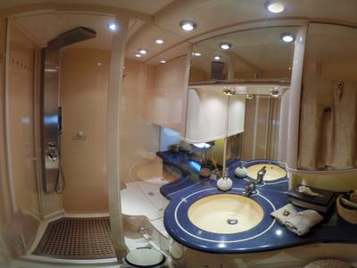 Head on Premium +, a Azimut 58 motorboat at Athens, Greece