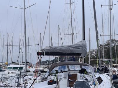 Deck of SHOULD I GO, a Pogo Structures Pogo 36 sailboat at La Rochelle, France