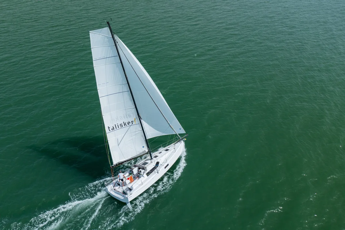 Exterior view of SHOULD I GO, a Pogo Structures Pogo 36 sailboat at La Rochelle, France