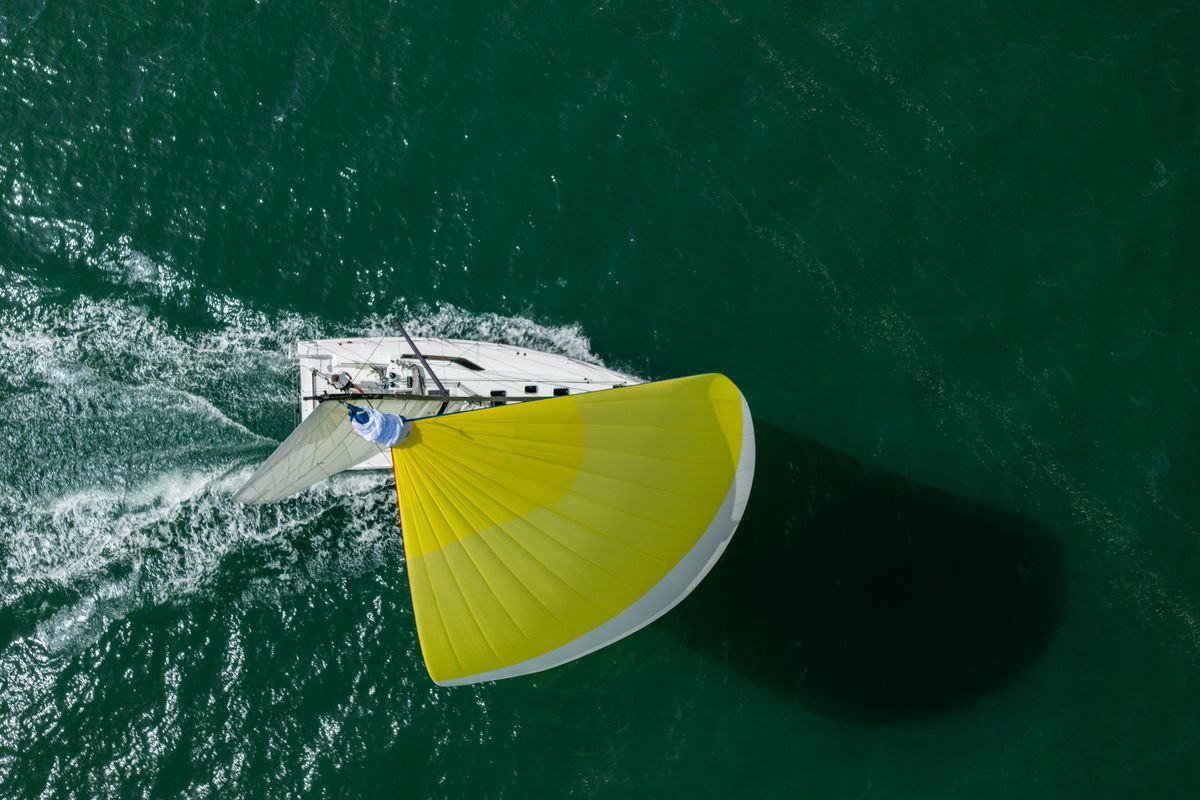 Exterior view of SHOULD I GO, a Pogo Structures Pogo 36 sailboat at La Rochelle, France