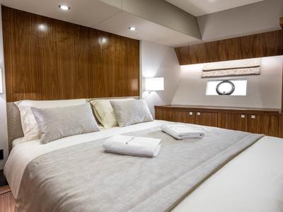 Cabin on Panta Rei, a Monachus M70 yacht at Split, Croatia