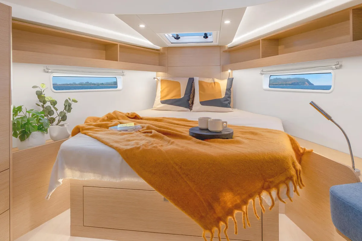 Cabin on Señorita, a Hanse Yachts Hanse 410 sailboat at Dubrovnik, Croatia