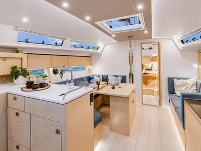 Salon of Señorita, a Hanse Yachts Hanse 410 sailboat at Dubrovnik, Croatia