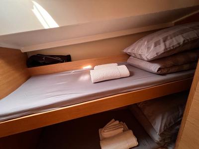 Cabin on Aura, a AD Boats Salona 46 sailboat at Grad Kaštela, Croatia