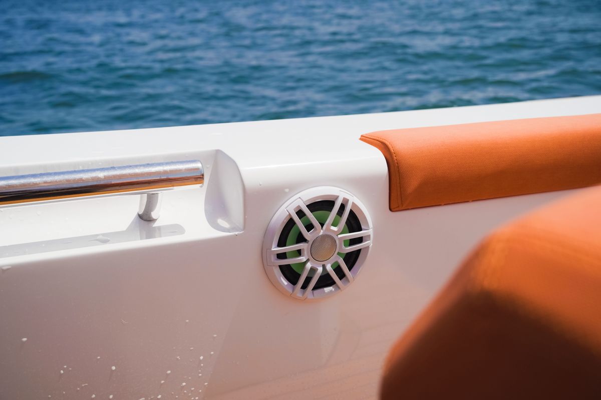 Armare, a Pirelli 42 motorboat at Torre Annunziata, Italy