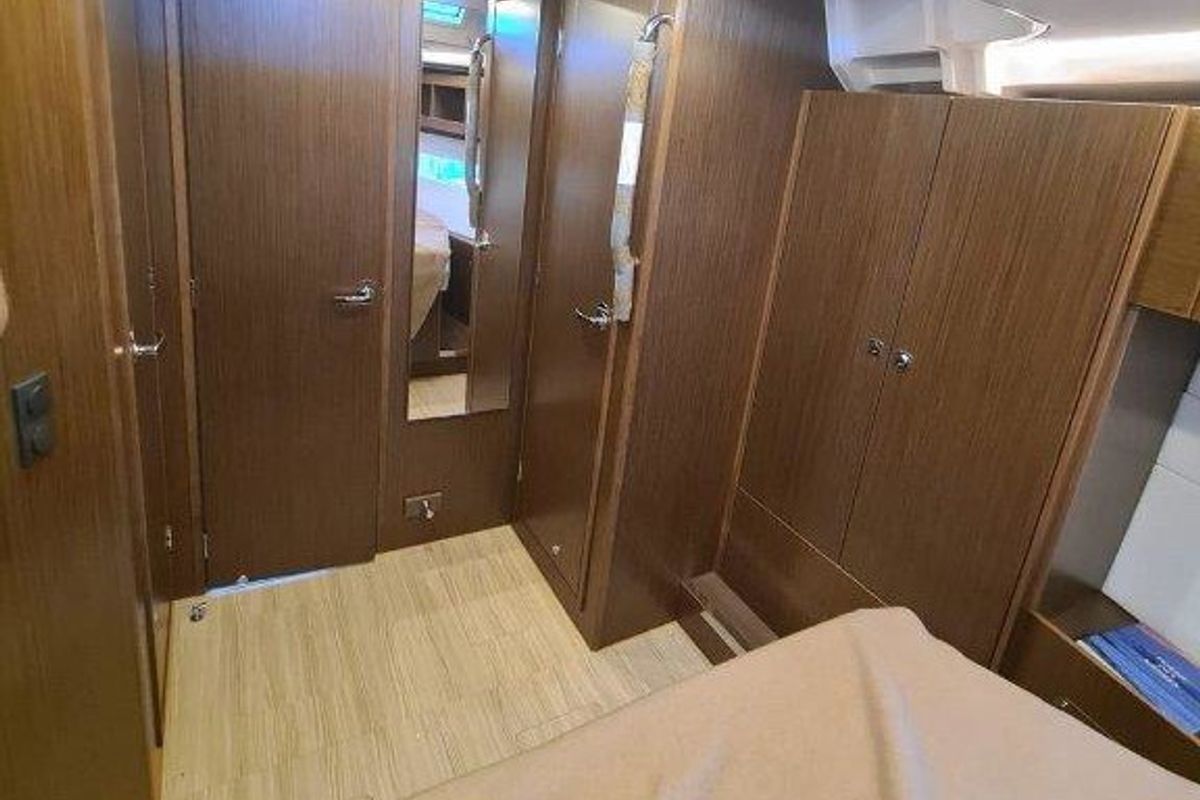 Cabin on Wahlheimat, a Bavaria C45 Style sailboat at Primošten, Croatia