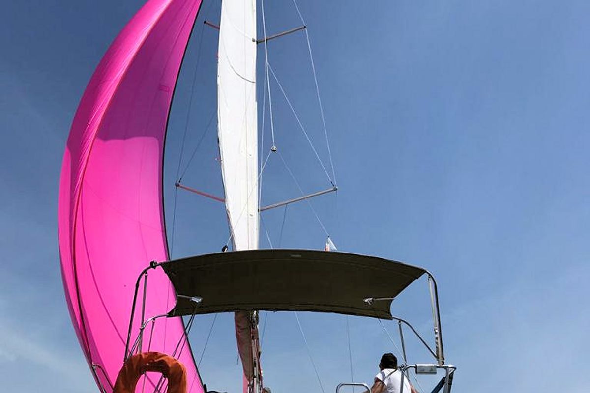 Exterior view of Bibidou, a Jeanneau Sun Odyssey 30i sailboat at Toulon, France