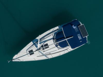 Nikitas, a Bavaria Cruiser 34 sailboat at Municipal Unit of Lefkada, Greece