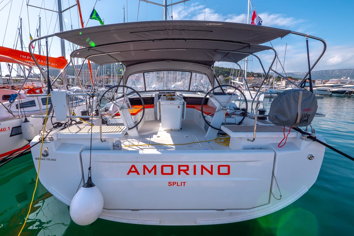 Amorino, a Beneteau Oceanis 46.1 sailboat at Split, Croatia