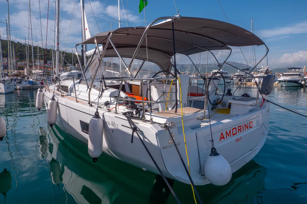 Amorino, a Beneteau Oceanis 46.1 sailboat at Split, Croatia