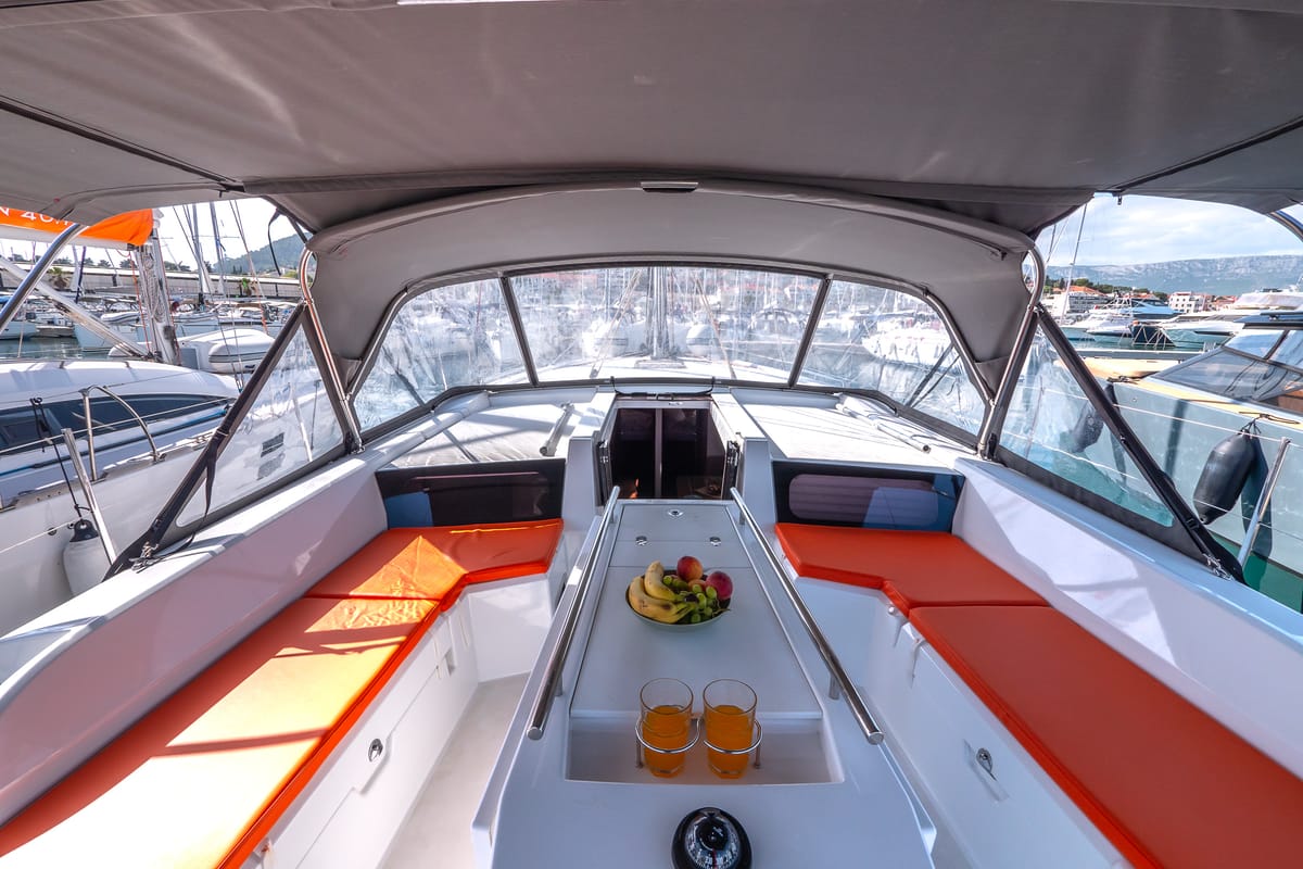 Amorino, a Beneteau Oceanis 46.1 sailboat at Split, Croatia