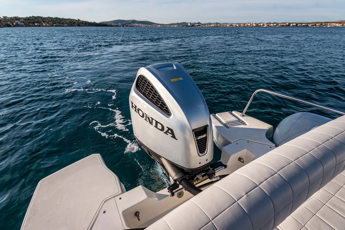 Marlin, a Marlin 790 Dynamic motorboat at Grad Vodice, Croatia
