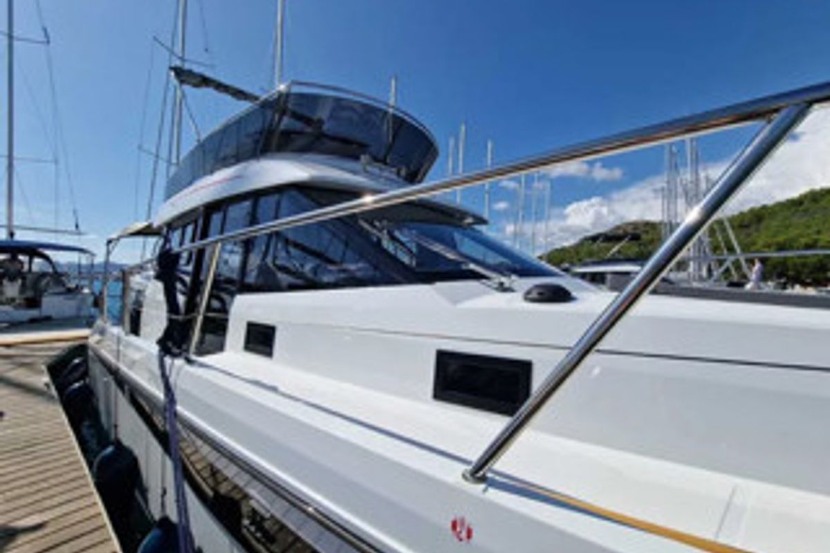 Exterior view of Excalibur, a Gulet Platinum 40 motorboat at Općina Rogoznica, Croatia