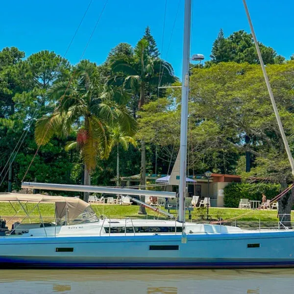 Delta 465, a Delta 465 sailboat at Paraty, Brazil