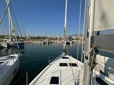 GALINI, a Bavaria Bavaria C45 sailboat at Athens, Greece