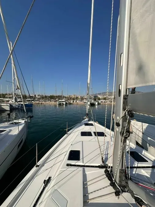 GALINI, a Bavaria Bavaria C45 sailboat at Athens, Greece