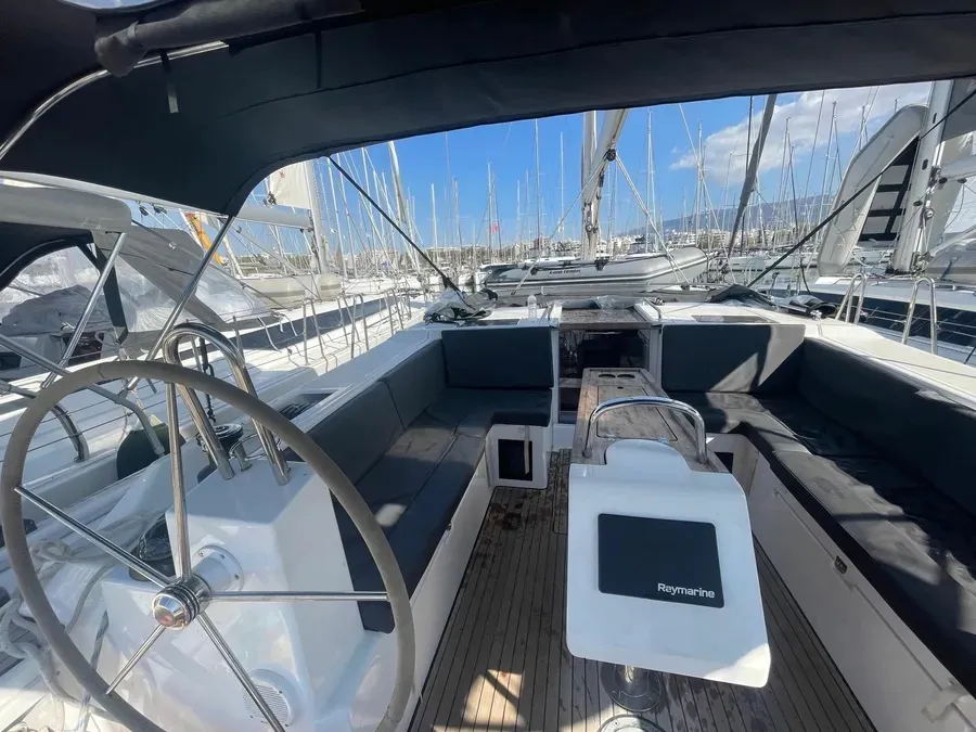 GALINI, a Bavaria Bavaria C45 sailboat at Athens, Greece