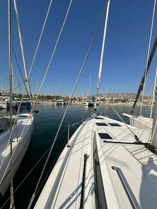 GALINI, a Bavaria Bavaria C45 sailboat at Athens, Greece