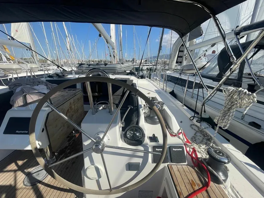 GALINI, a Bavaria Bavaria C45 sailboat at Athens, Greece