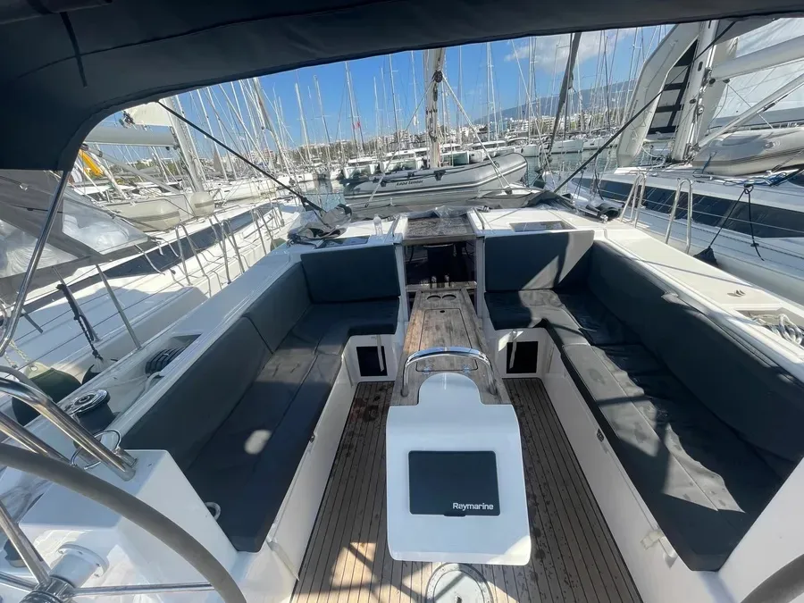 GALINI, a Bavaria Bavaria C45 sailboat at Athens, Greece