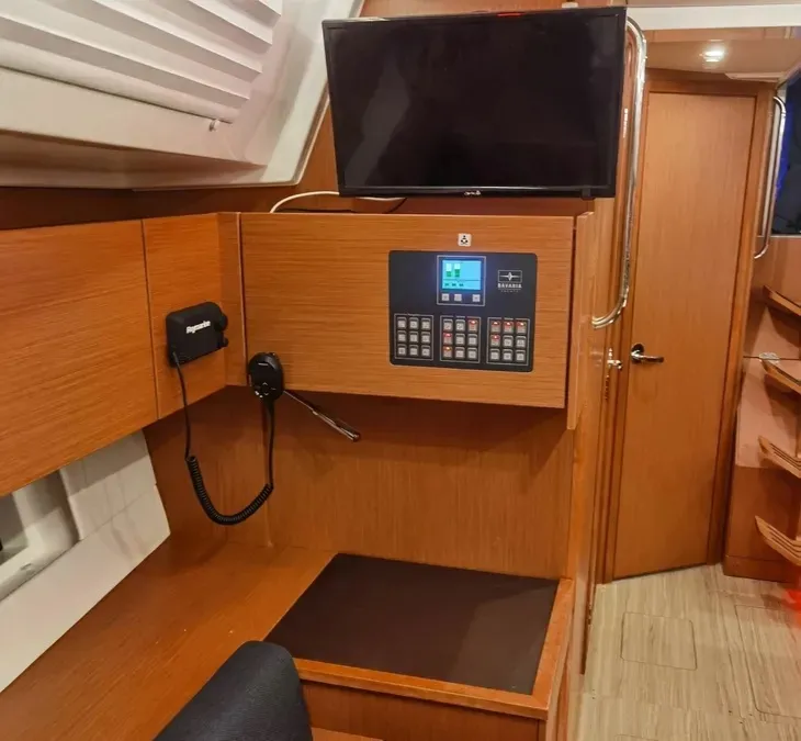 GALINI, a Bavaria Bavaria C45 sailboat at Athens, Greece