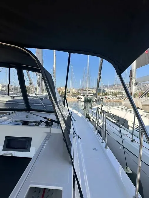 GALINI, a Bavaria Bavaria C45 sailboat at Athens, Greece