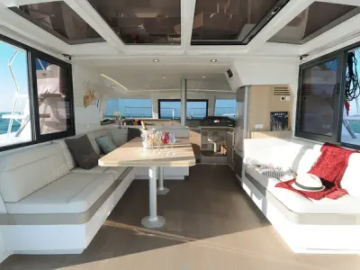 DOUBLE SIX, a Bali Bali 4.1 catamaran at Kalkara, Malta