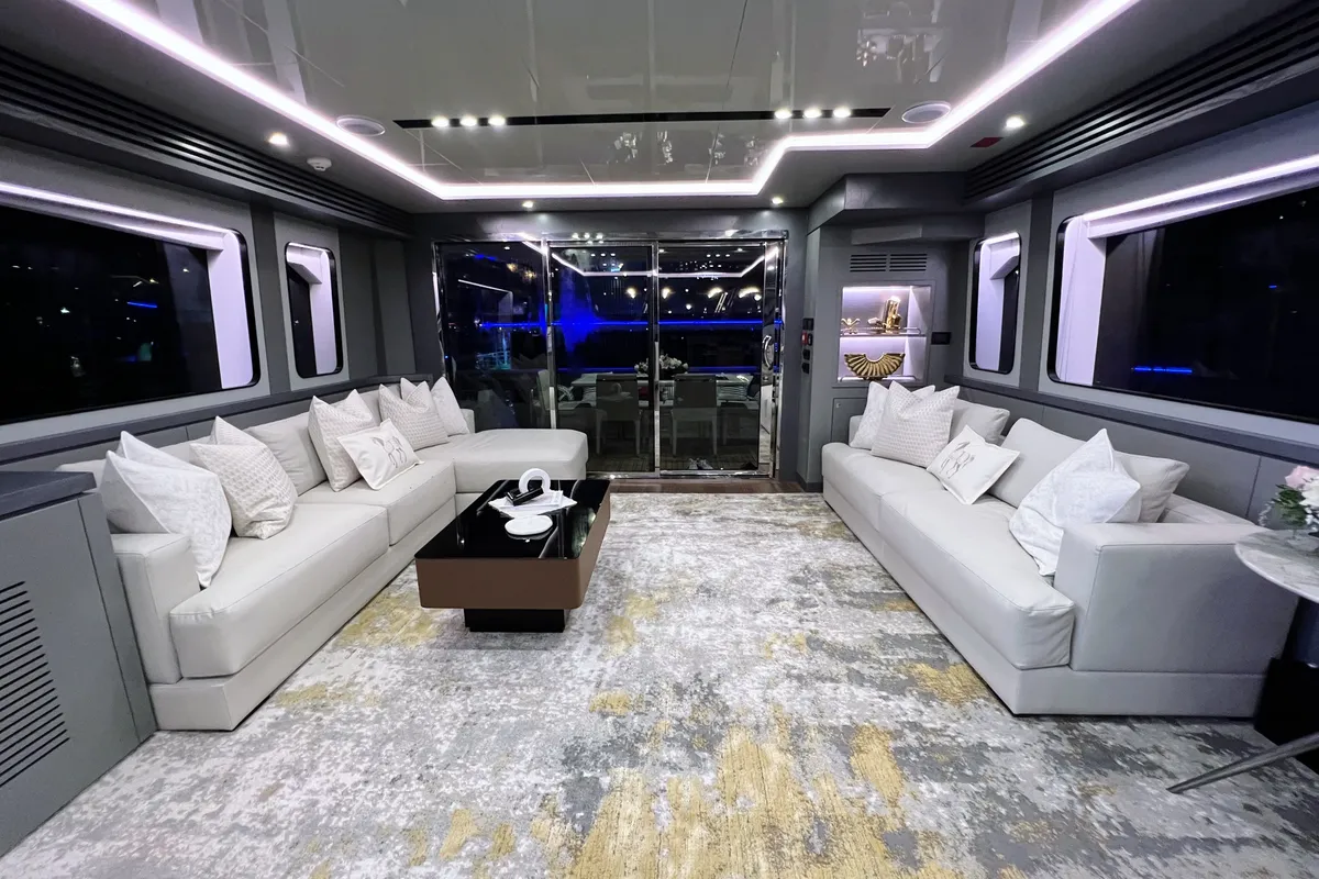 X32, a Luxury Luxury Motor Yacht yacht at Dubai Harbour, United Arab Emirates