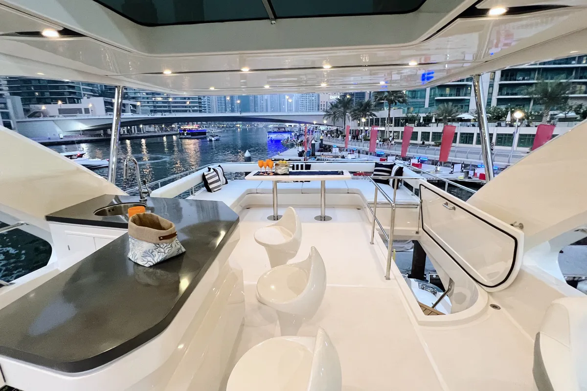 X32, a Luxury Luxury Motor Yacht yacht at Dubai Harbour, United Arab Emirates