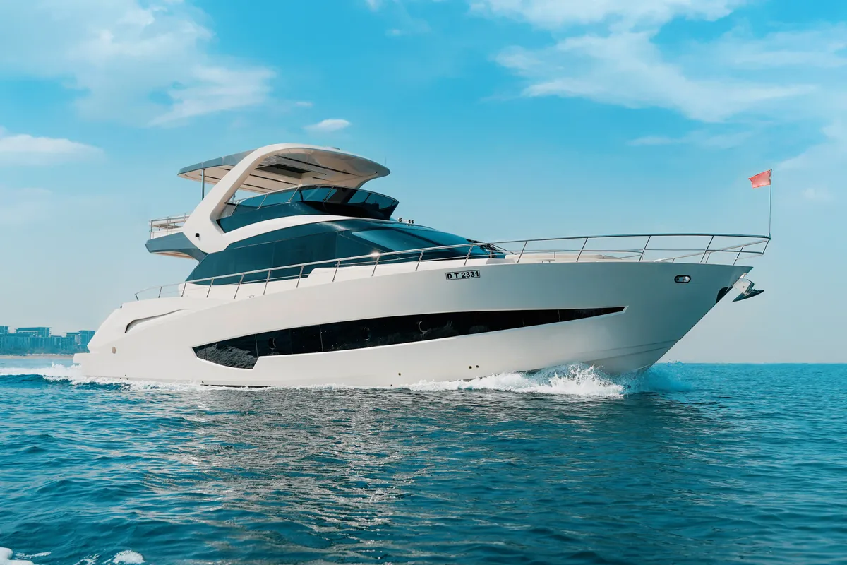 X32, a Luxury Luxury Motor Yacht yacht at Dubai Harbour, United Arab Emirates