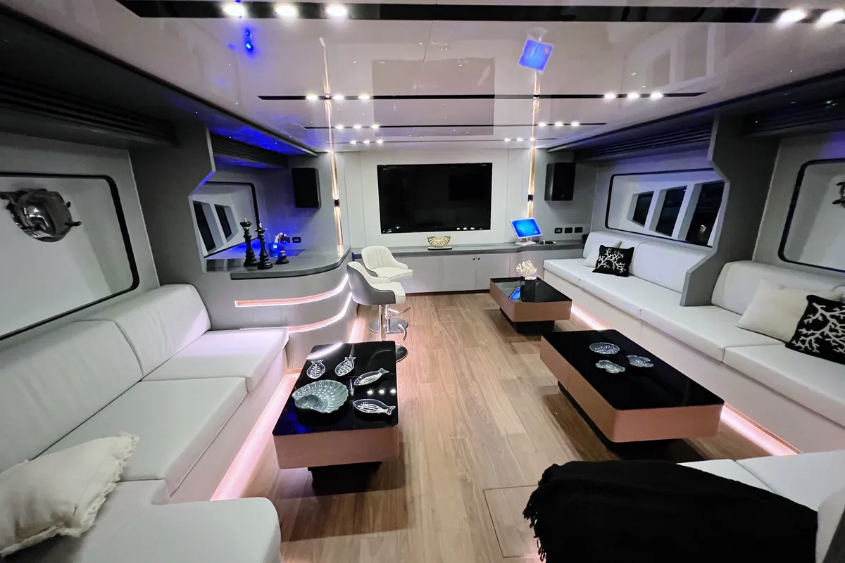 X32, a Luxury Luxury Motor Yacht yacht at Dubai Harbour, United Arab Emirates