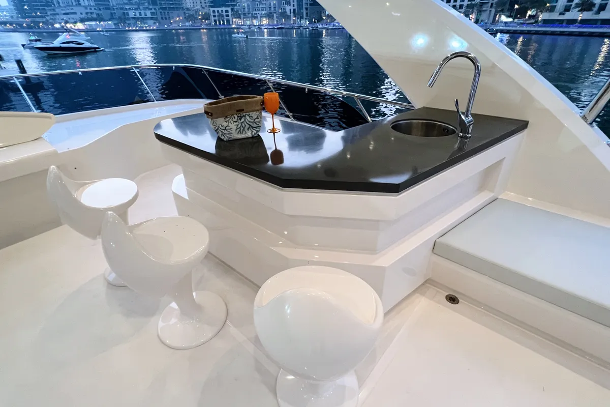 X32, a Luxury Luxury Motor Yacht yacht at Dubai Harbour, United Arab Emirates