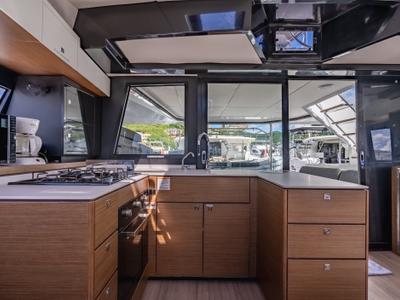 Galley of Seas’d Up, a Nautitech Rochefort Nautitech 46 Fly catamaran at Road Town, British Virgin Islands