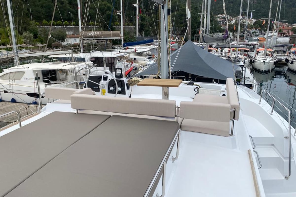 La Brise, a Bali 4.6 catamaran at Fethiye, Turkey