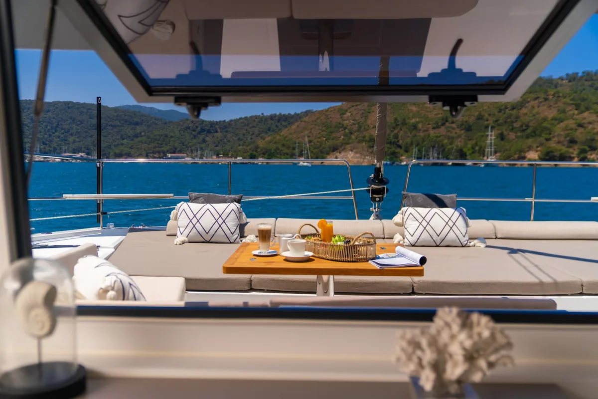 La Brise, a Bali 4.6 catamaran at Fethiye, Turkey