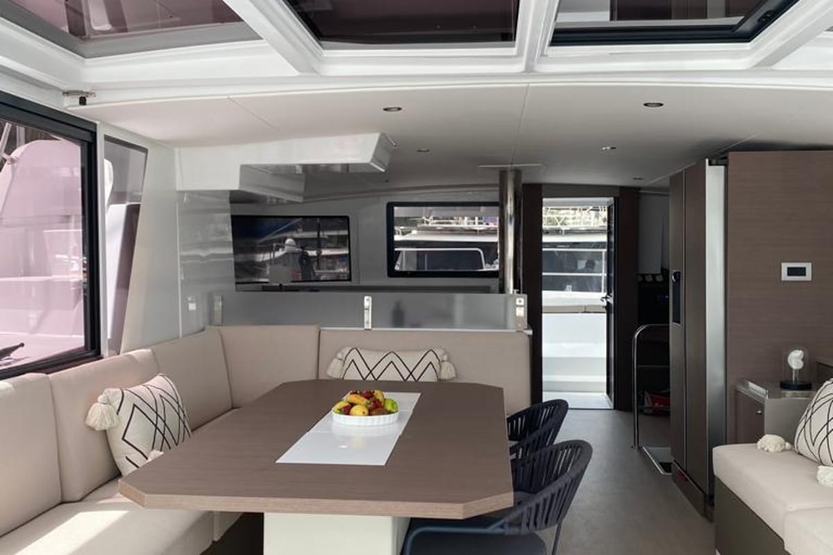 La Brise, a Bali 4.6 catamaran at Fethiye, Turkey
