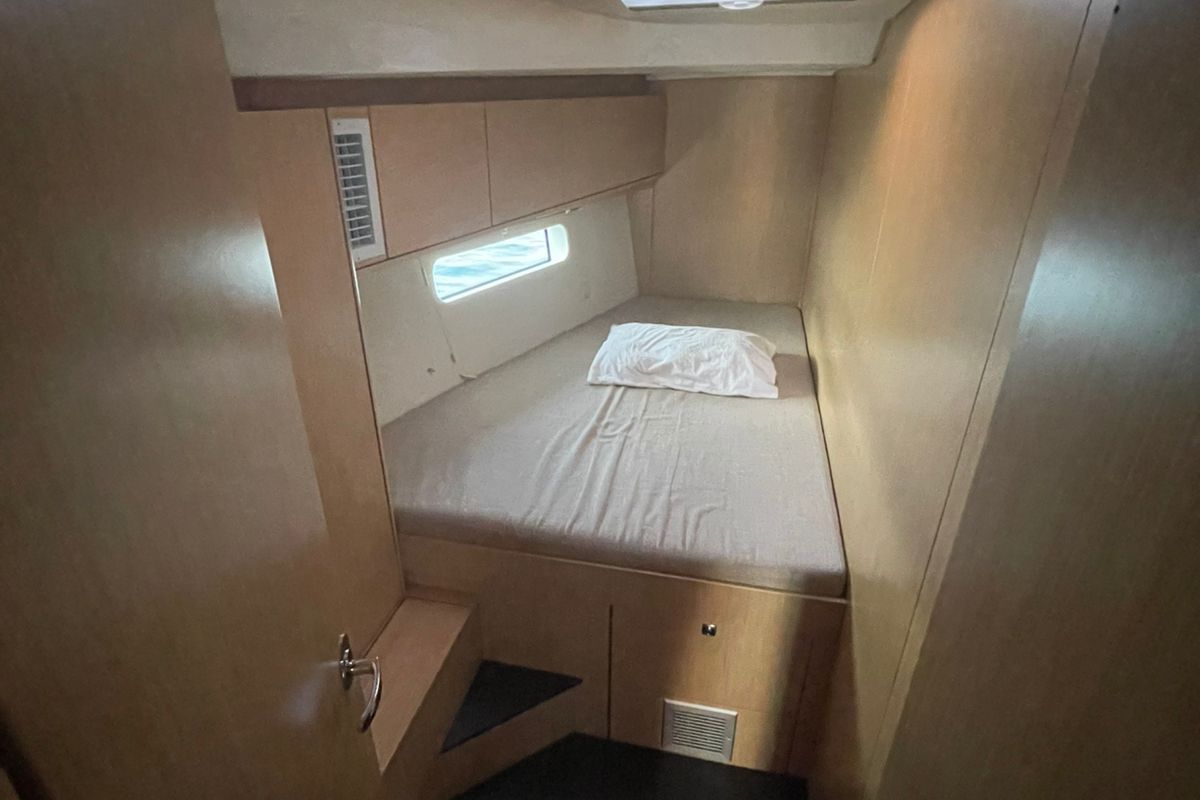 Cabin on Kebifaiv, a Bavaria C46 sailboat at Municipal Unit of Palairos, Greece