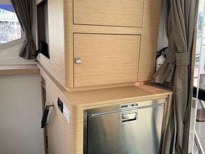 Galley of Unsupervised, a Fountaine Pajot Astrea 42 catamaran at Road Town, British Virgin Islands