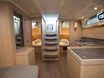 Galley of Friends, a Beneteau Oceanis 41.1 sailboat at Fethiye, Turkey