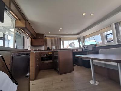 Galley of Double Elli, a Lagoon 450 F catamaran at Grad Trogir, Croatia