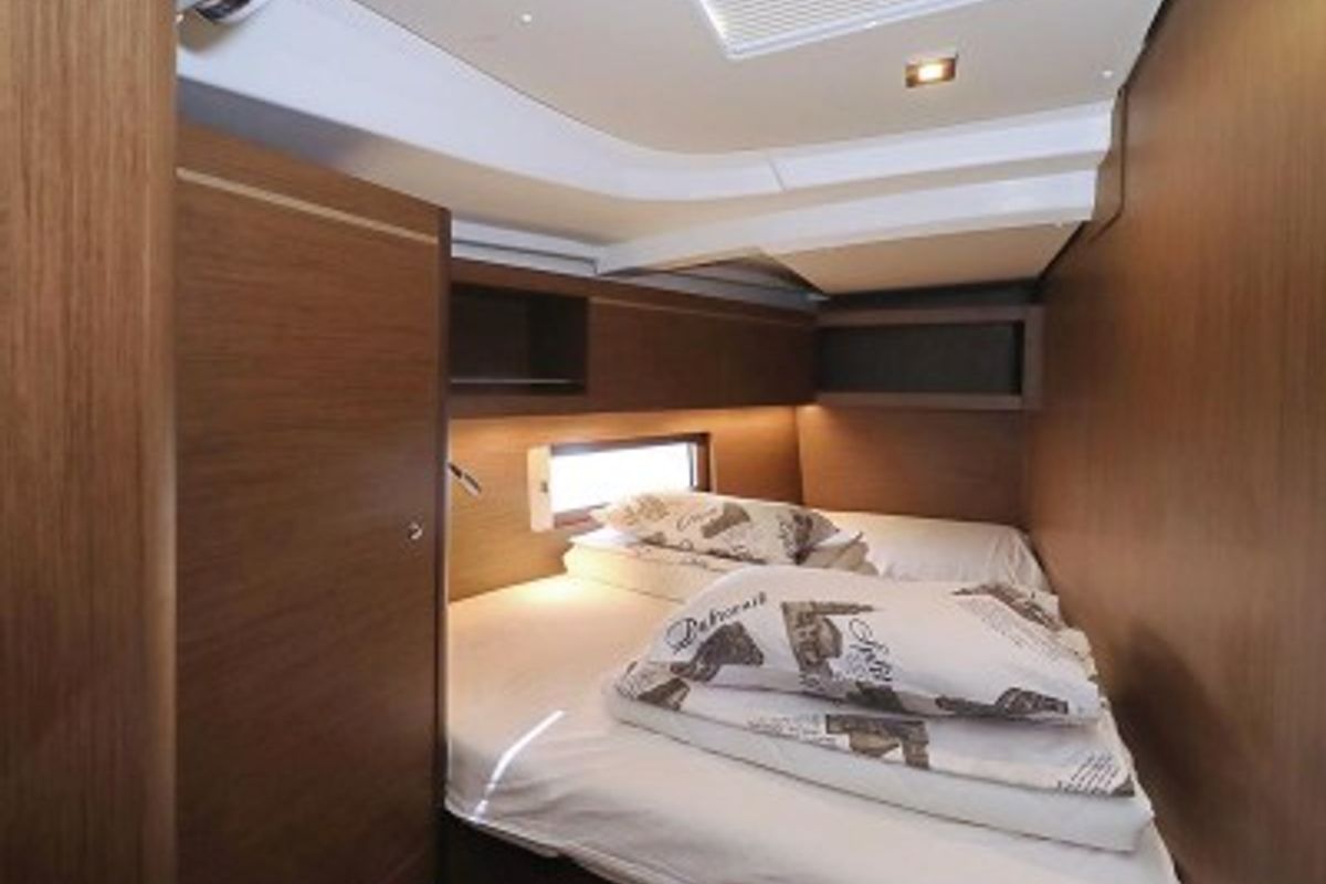 Cabin on Rocket, a Beneteau Oceanis 46.1 sailboat at Grad Biograd na Moru, Croatia