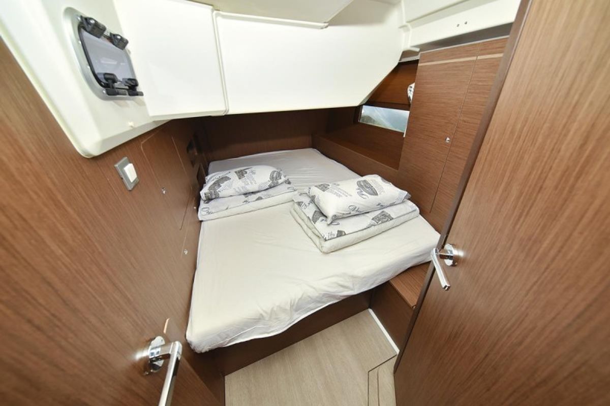 Cabin on Rocket, a Beneteau Oceanis 46.1 sailboat at Grad Biograd na Moru, Croatia
