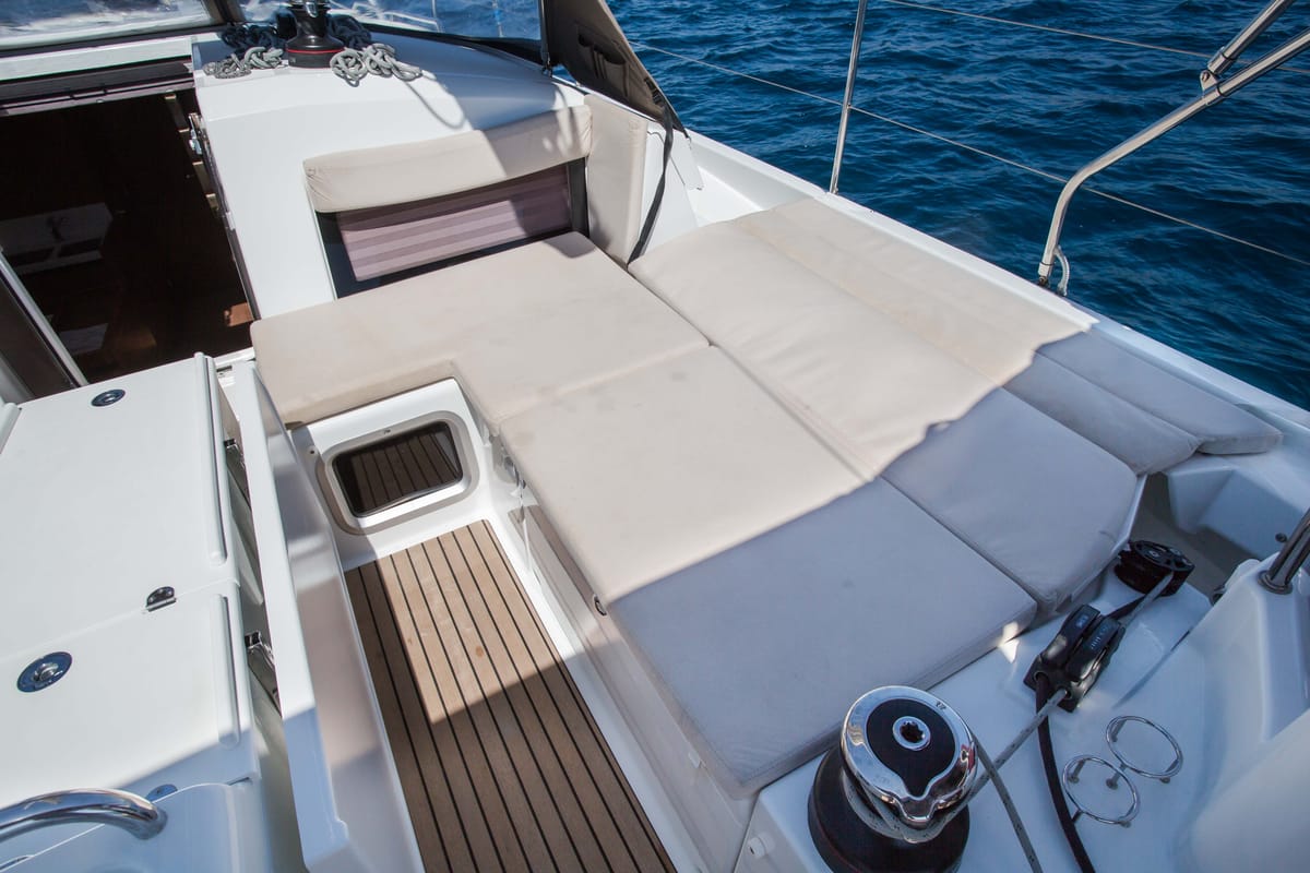 Deep Water, a Jeanneau Sun Odyssey 440 sailboat at Athens, Greece