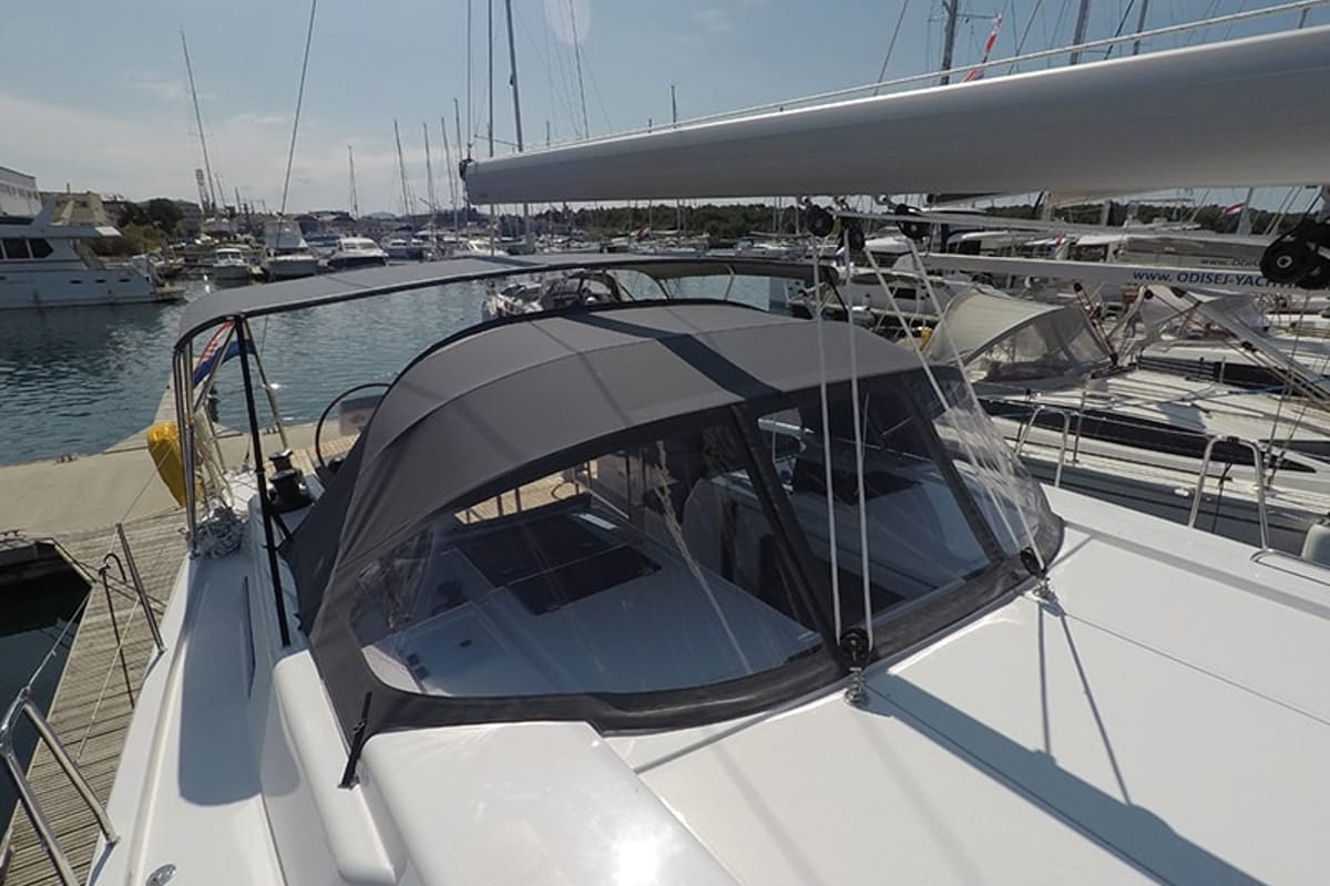 Alian, a Hanse Yachts Hanse 508 sailboat at Grad Šibenik, Croatia