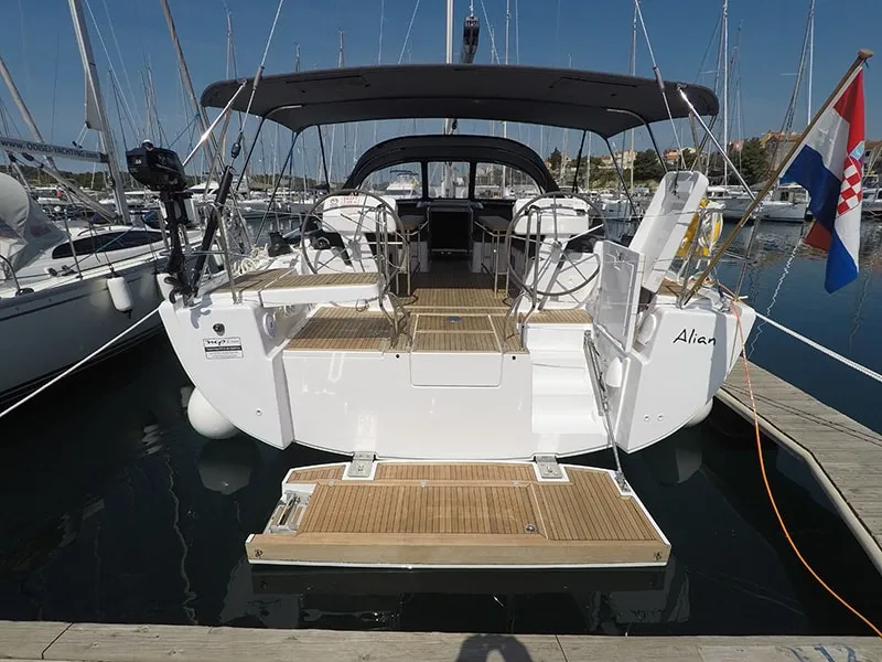 Alian, a Hanse Yachts Hanse 508 sailboat at Grad Šibenik, Croatia