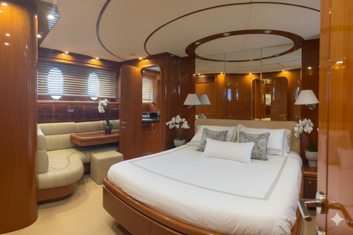 Cabin on Premier Cru, a Monte Fino Premier Cru yacht at Grad Kaštela, Croatia